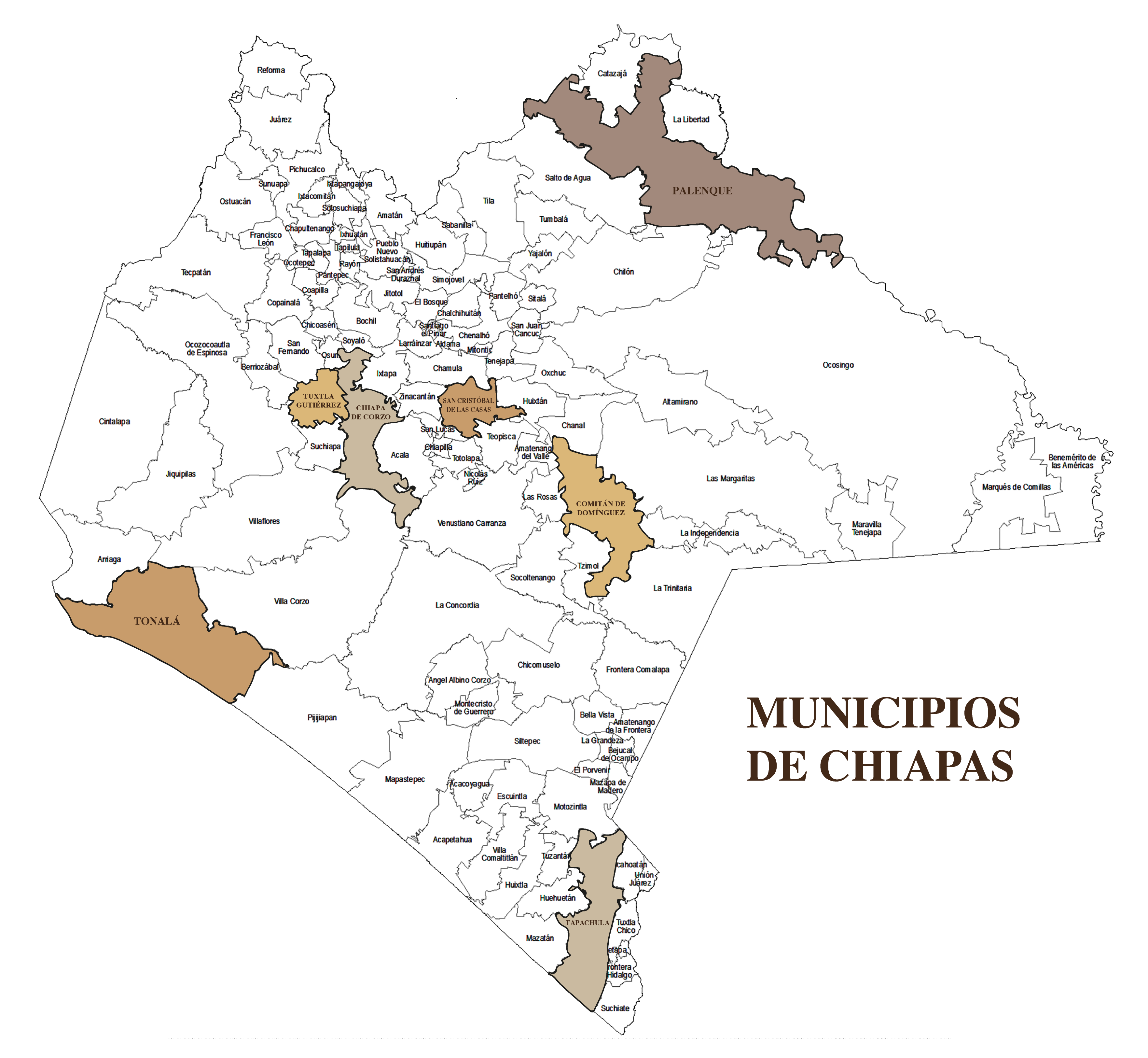Municipios de Chiapas