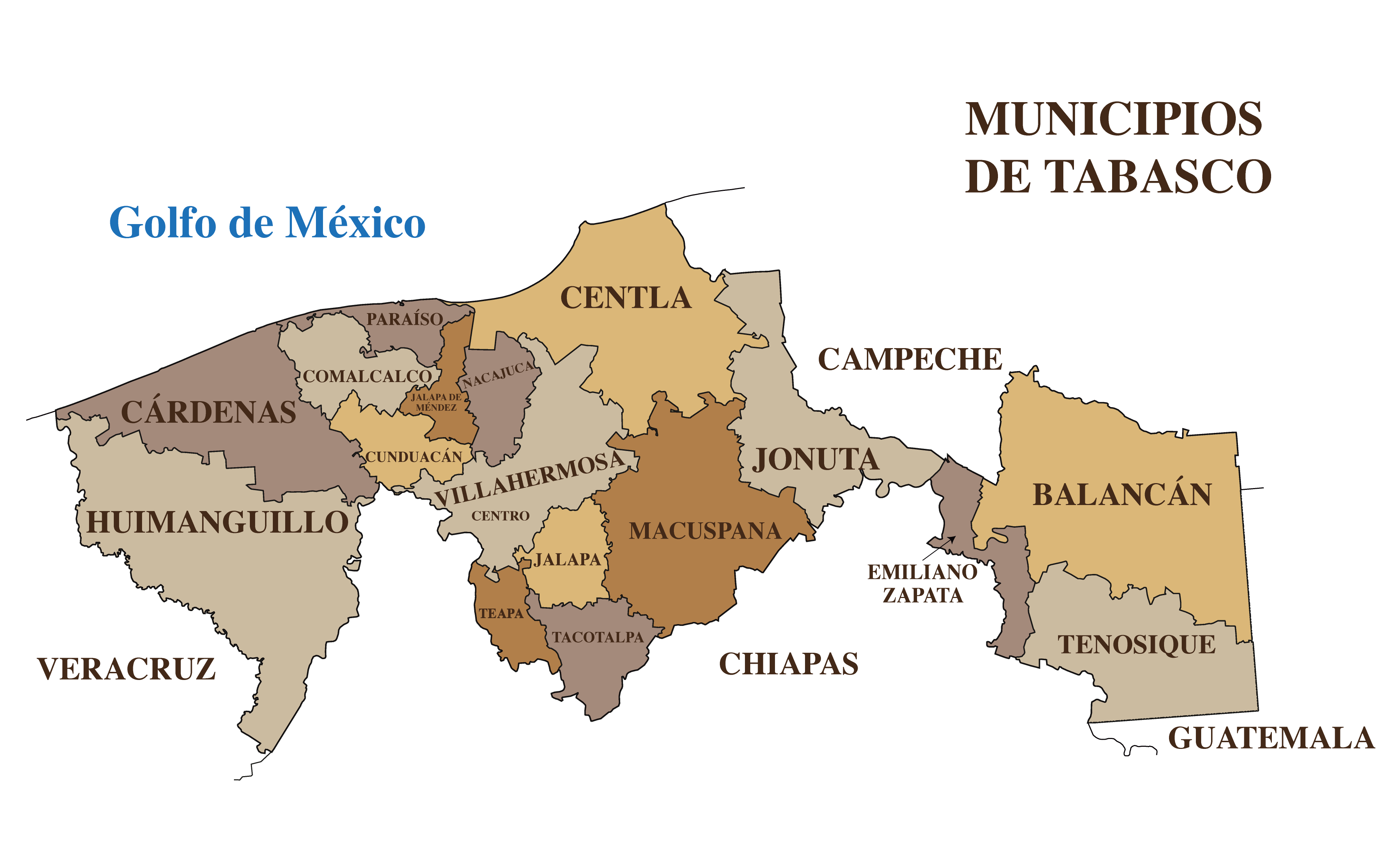 Municipios de Tabasco