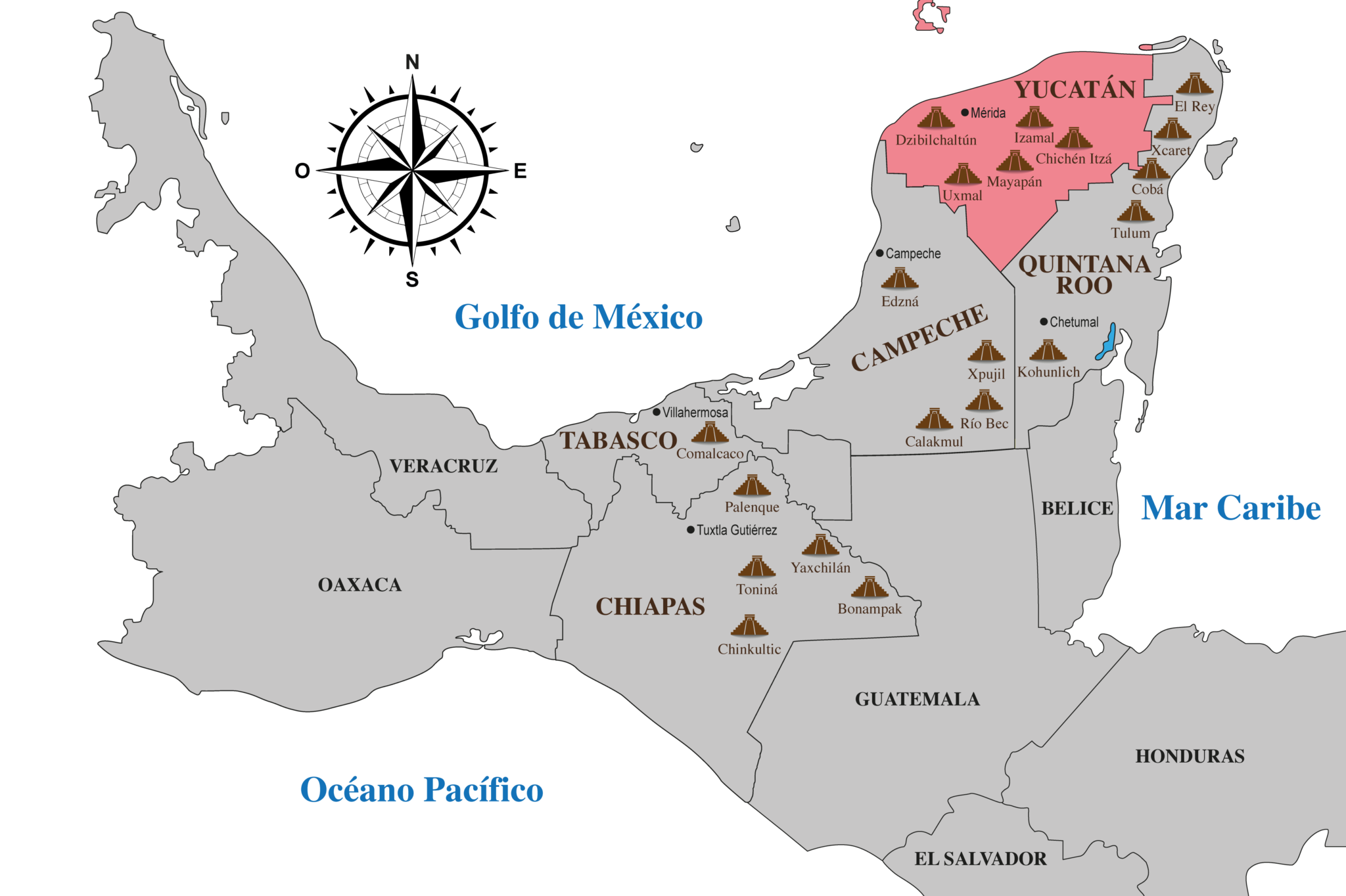 Estado de Yucatán México - por el Mundo Maya